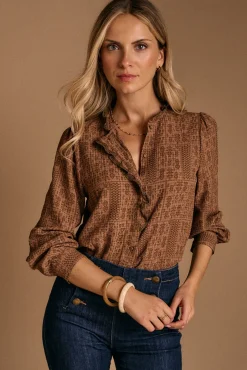 Mujer Polín Et Moi Blusas>Blusa volante Anie