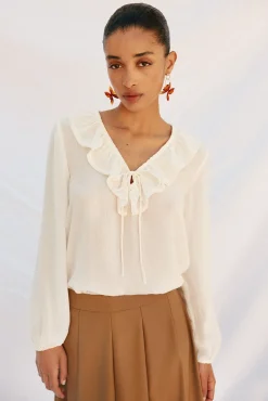 Mujer Cortefiel Blusas>Blusa volantes