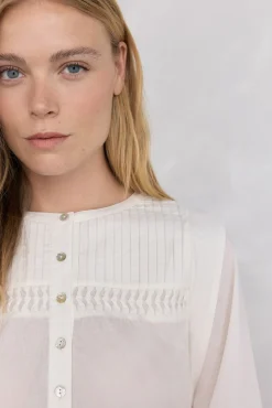 Mujer Pedro del Hierro Camisetas|Blusas>Bluseta romántica