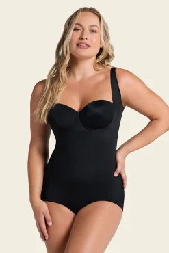 Mujer Leonisa Ropa Interior>Body faja moldeador de aspecto invisible en glúteos