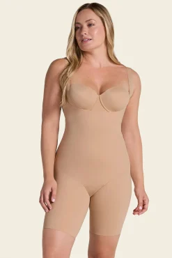 Mujer Leonisa Ropa Interior>Body pecho libre ultraliviano de control fuerte
