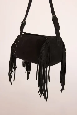 Mujer Slowlove Bolsos>Bolso barril flecos