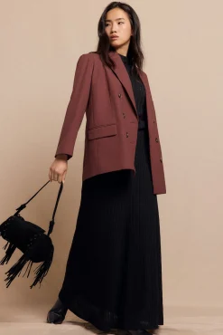 Mujer Slowlove Bolsos>Bolso barril flecos