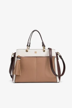 Mujer Vilanova Bolsos>Bolso City Efecto Piel Tricolor