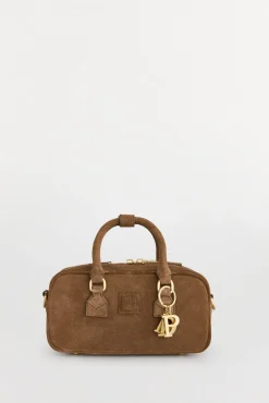 Mujer Pedro del Hierro Bolsos>Bolso mini bowling bandolera en piel