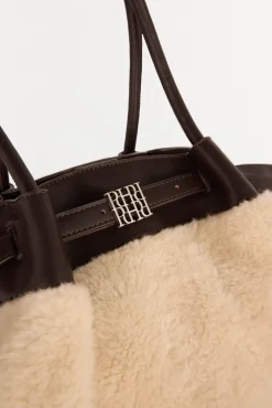 Mujer Pedro del Hierro Bolsos>Bolso shopper combinado borreguito