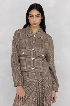 Mujer Pedro del Hierro Trajes|Blazers>Bomber cuadro Harris