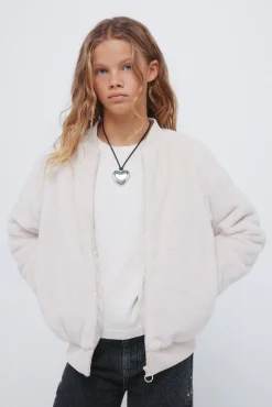 Niños Springfield Kids Abrigos|Chaquetas>Bomber de pelo niña