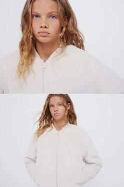 Niños Springfield Kids Abrigos|Chaquetas>Bomber de pelo niña