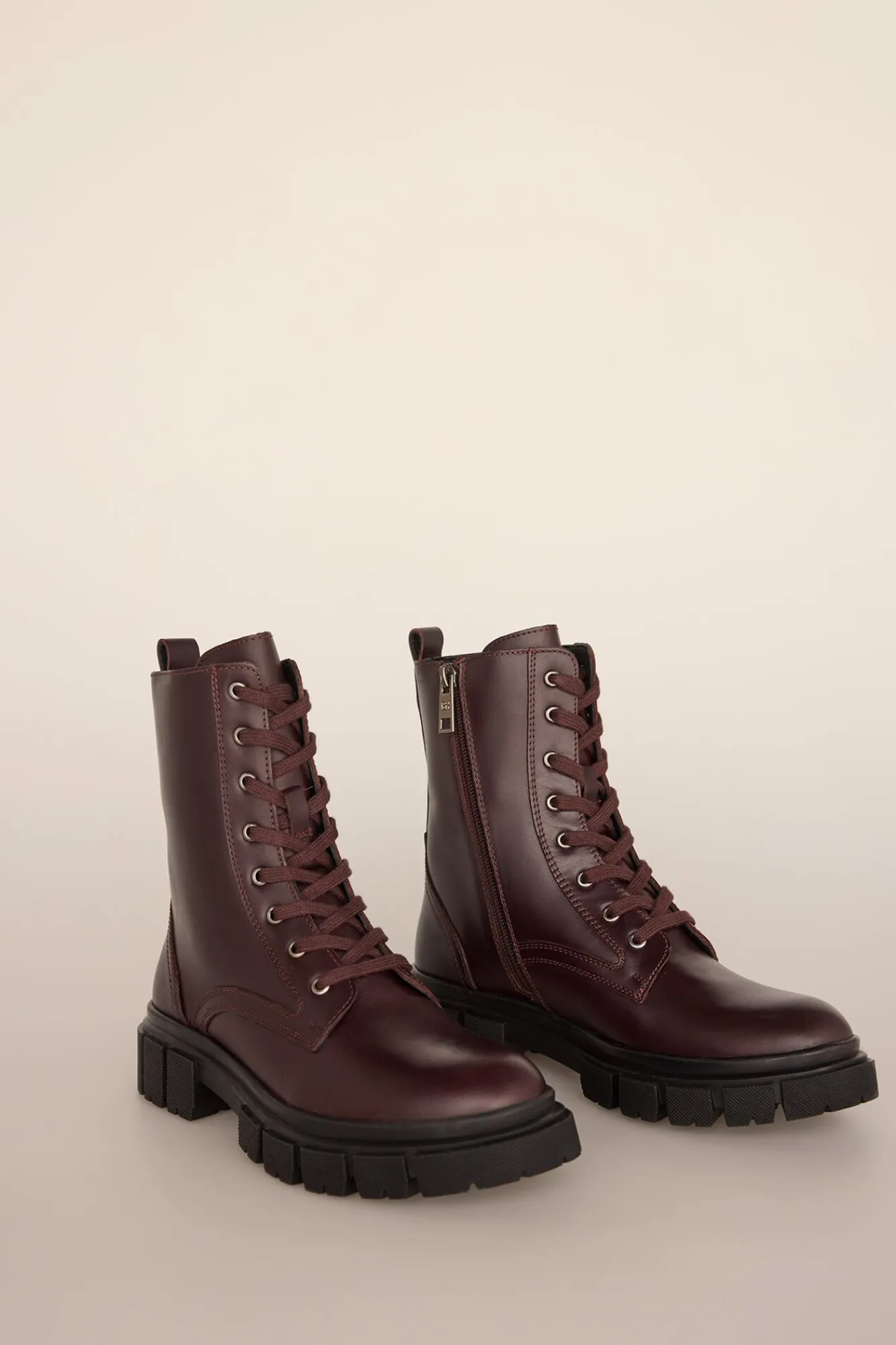 Mujer Pedro del Hierro Tacones|Calzado Piel>Bota combat piel