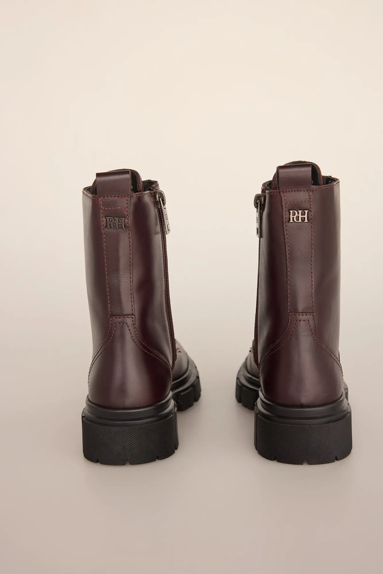 Mujer Pedro del Hierro Tacones|Calzado Piel>Bota combat piel