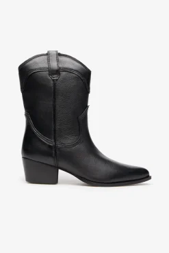 Mujer Cortefiel Tacones|Calzado Piel>Bota cowboy piel