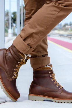 Hombre Panama Jack Botas>Bota de hombre en piel napa