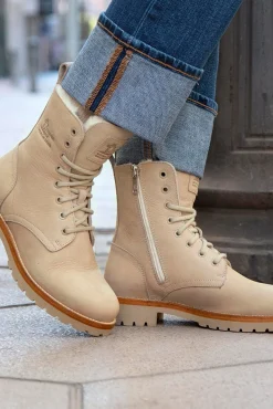 Mujer Panama Jack Tacones|Calzado Piel>Bota mujer plana