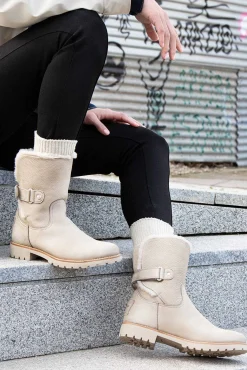 Mujer Panama Jack Tacones|Calzado Piel>Bota mujer plana