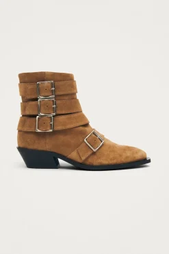 Mujer Alohas Tacones|Botines>Botines de cuero Eras Suede