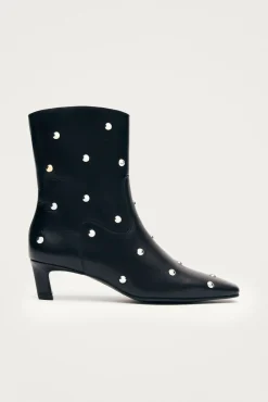 Mujer Alohas Botines>Botines de cuero Nash Studs