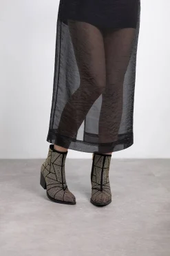 Mujer XTI Tacones|Botines>Botín cowboy tachas