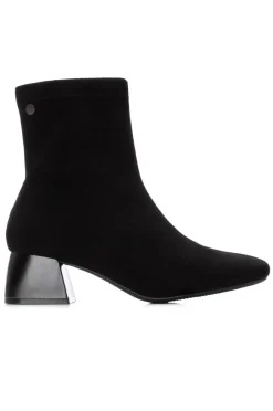 Mujer XTI Tacones|Botines>Botín de tacón antelina