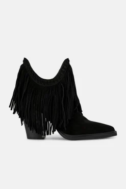 Mujer Alma en Pena Tacones|Calzado Piel>Botín flecos largos