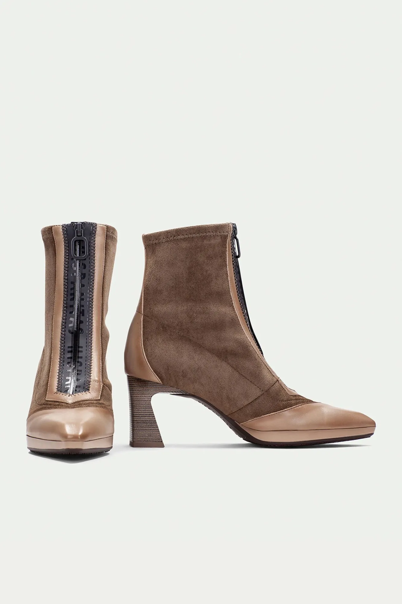 Mujer Hispanitas Tacones|Calzado Piel>Botín punta fina con cremallera ATLANTA