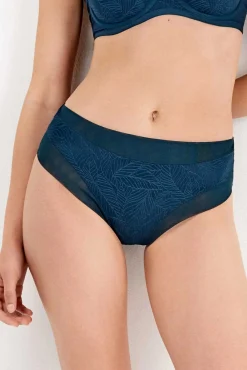 Mujer Gisela Ropa Interior>Braga alta all over hojas