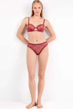 Mujer Gisela Ropa Interior>Braga alta encaje floral