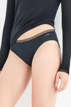 Mujer Gisela Ropa Interior>Braga básica midi con galón de encaje