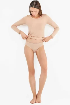 Mujer Gisela Ropa Interior>Braga básica midi con galón de encaje