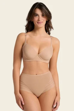 Mujer Leonisa Ropa Interior>Braga faja clásica con control moderado de abdomen y bandas en tul