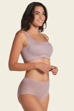 Mujer Leonisa Ropa Interior>Braga faja clásica con control moderado de abdomen y bandas en tul