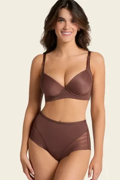 Mujer Leonisa Ropa Interior>Braga faja clásica con control moderado de abdomen y bandas en tul