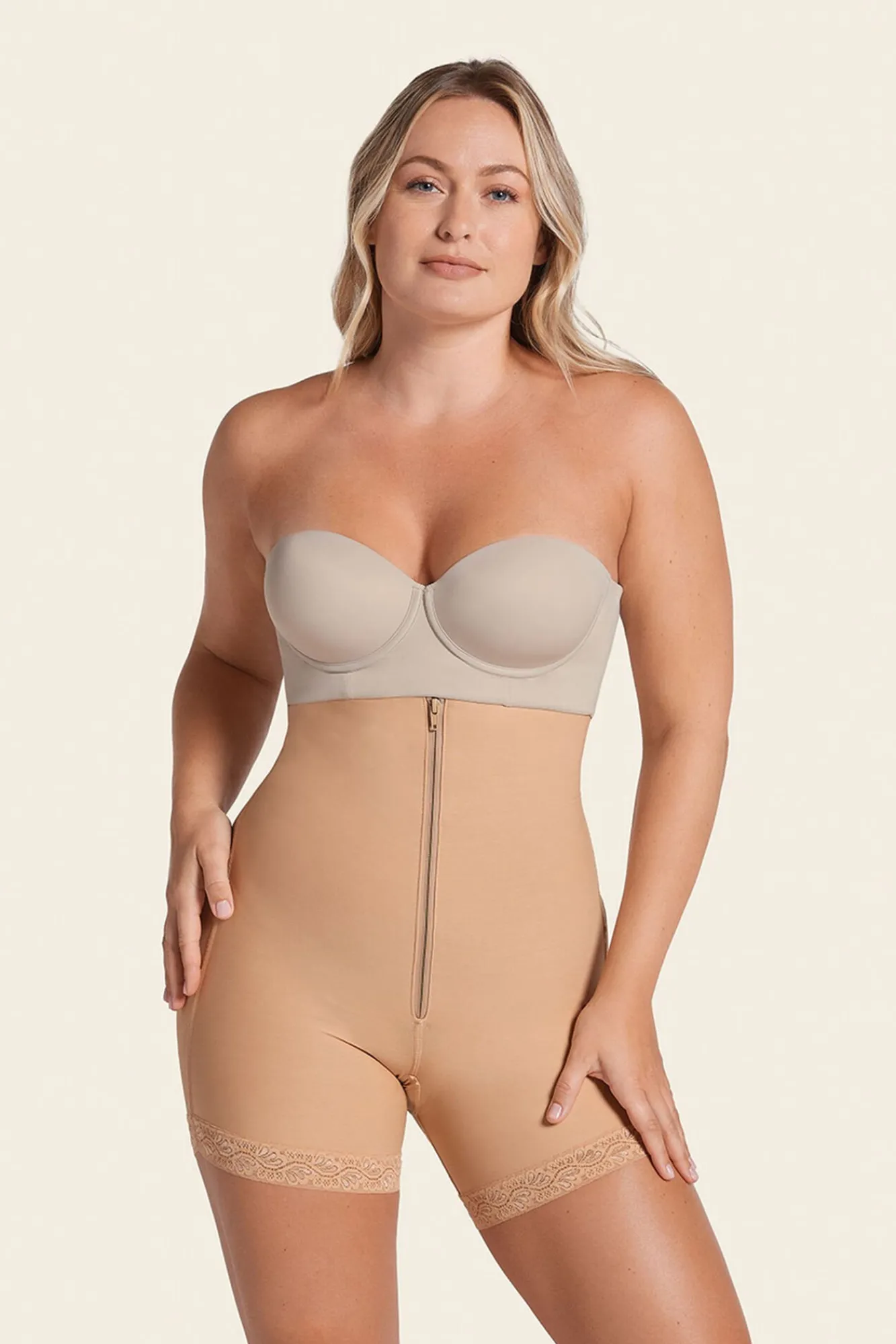 Mujer Leonisa Ropa Interior>Braga faja tipo short de control fuerte levanta glúteos