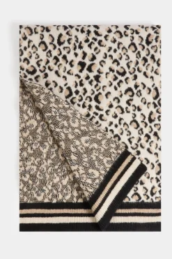 Mujer Morgan Bufandas>Bufanda con estampado de leopardo