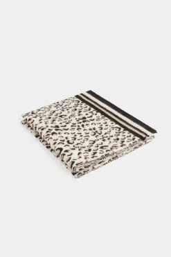 Mujer Morgan Bufandas>Bufanda con estampado de leopardo