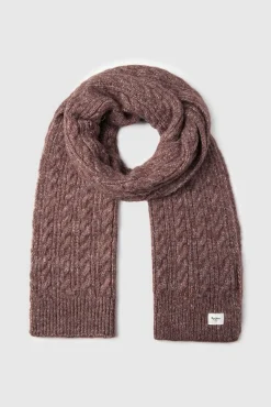 Mujer Pepe Jeans Jerséis>Bufanda de punto trenzado