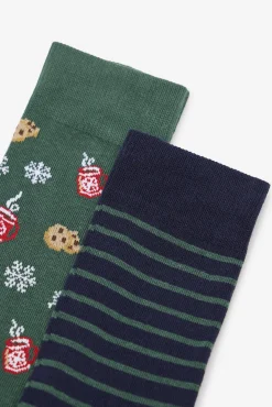 Hombre Cortefiel Calcetines>Caja 2 Calcetínes regalo