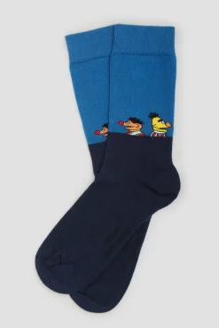 Mujer Besocks Calcetines|Calcetines>Calcetines altos de Barrio Sésamo de algodón orgánico color