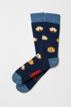 Mujer Besocks Calcetines|Calcetines>Calcetines altos de Garfield de algodón orgánico color