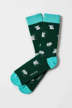 Hombre Besocks Calcetines>Calcetines altos de algodón orgánico color