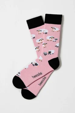 Hombre Besocks Calcetines>Calcetines altos de algodón orgánico color