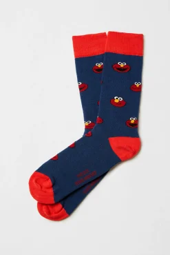 Mujer Besocks Calcetines|Calcetines>Calcetines de Barrio Sésamo de algodón orgánico