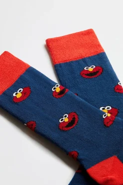 Mujer Besocks Calcetines|Calcetines>Calcetines de Barrio Sésamo de algodón orgánico