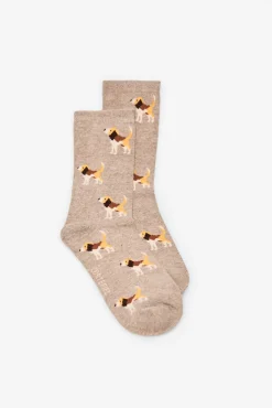 Mujer Cortefiel Calcetines>Calcetines largos beagle