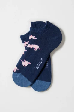 Mujer Besocks Calcetines|Calcetines>Calcetines tobilleros de algodón orgánico color