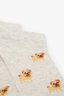 Mujer Cortefiel Calcetines>Calcetín corto carlino