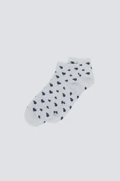 Mujer Springfield Calcetines>Calcetín corto corazones