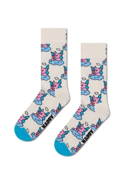 Hombre Happy Socks Calcetines>Calcetín de ángel cerdo