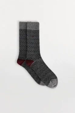 Hombre Pedro del Hierro Calcetines>Calcetín lana grecas