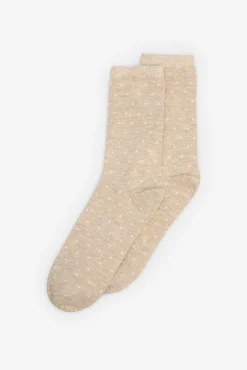 Mujer Cortefiel Calcetines>Calcetín largo mini topos